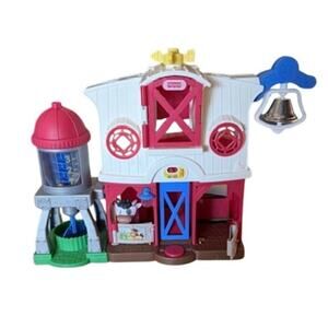 Fisher-Price Little People Farm Playset Barn Animals Lights Sounds